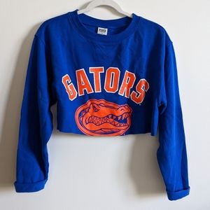 PINK UF Gators Cropped Sweatshirt